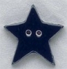 Mill Hill Ceramic Button 86212 Large Navy Star