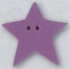 Mill Hill Ceramic Button 86405 Large Lilac Star