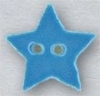 Mill Hill Ceramic Button 86406 Small Aqua Star
