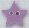 Mill Hill Ceramic Button 86409 Small Lilac Star