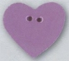 Mill Hill Ceramic Button 86416 Large Lilac Heart