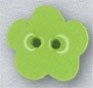 Mill Hill Ceramic Button 86418 Lime Posy Flower