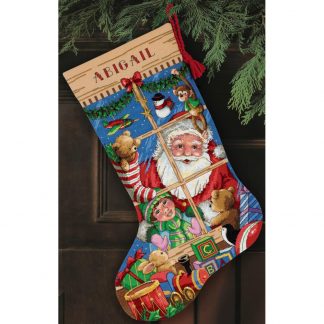Santa's Toys Stocking from Dimensions
