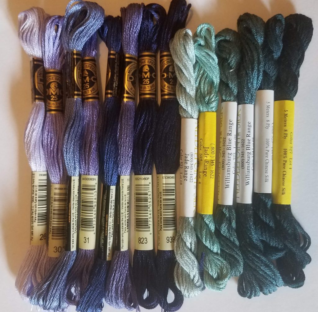 Needlepaints - 2106 & Lavender Conversion: 2101 Lace Stitchlets -