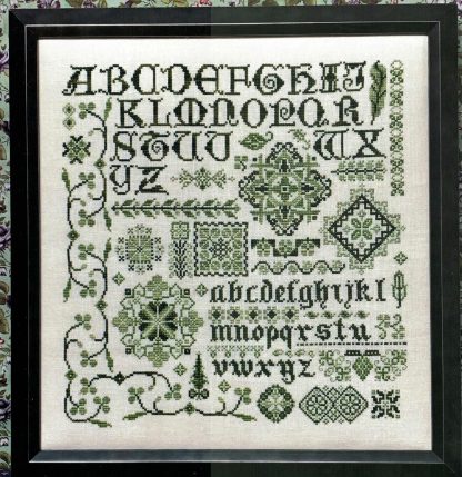 RMS1257 Green Rhapsody cross stitch pattern