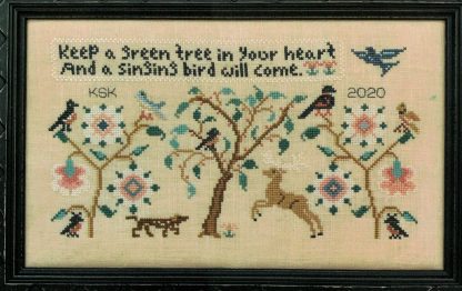 RMS1297 Singing Bird Sampler cross stitch pattern