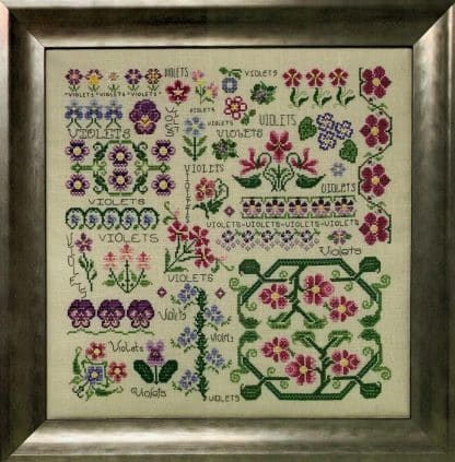 RMS1239 Dreaming of Violets cross stitch from Rosewood Manor