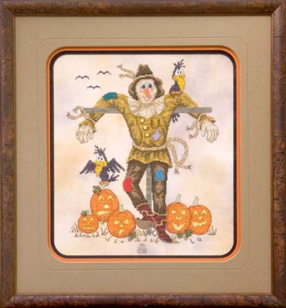 GP113 A Sociable Scarecrow cross stitch pattern by Glendon Place