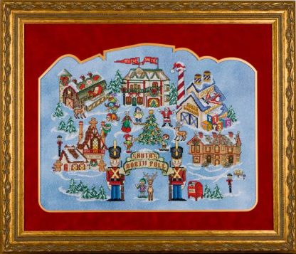 GP133 Santa's North Pole cross stitch pattern by Glendon Place