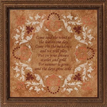 GP203 Come Said the Wind cross stitch pattern by Glendon Place