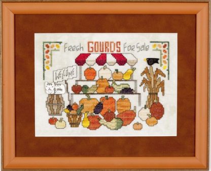 GP224 Gourds & More Gourds cross stitch pattern by Glendon Place