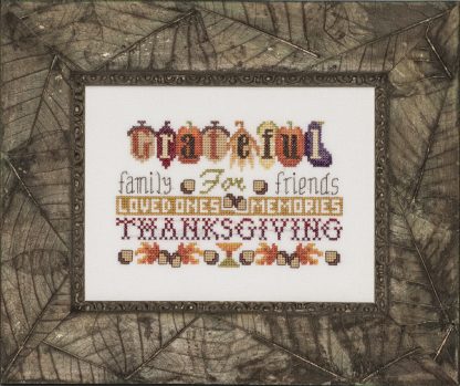 GP285 Grateful cross stitch pattern by Glendon Place