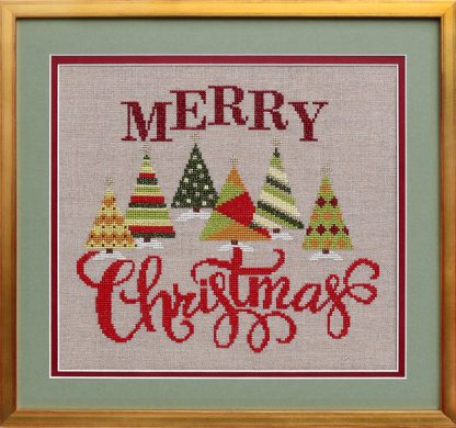GP294 Christmas Greetings cross stitch pattern by Glendon Place