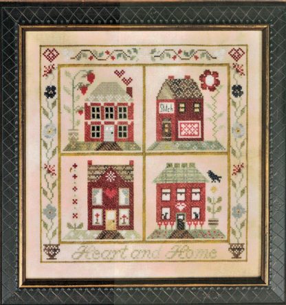 JDD307 Heart and Home cross stitch pattern by Jeannette Douglas