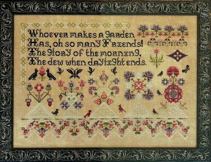 RMS1133 Hillrise Garden Cross stitch pattern from Rosewood Manor