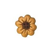 Stoney Creek Buttons SB178 Gold 8-Petal Flowerhead