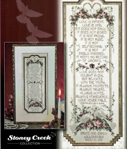 SCL130 Love is Patient cross stitch pattern by Stoney Creek