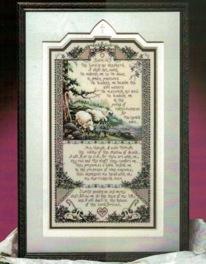 SCL146 Psalm 23 cross stitch pattern from Stoney Creek