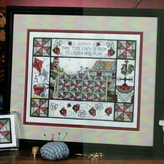 SCL152 Summer Quilt cross stitch pattern by Stoney Creek