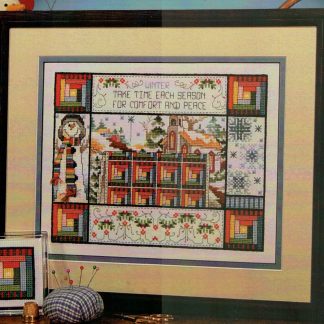 SCL154 Winter Quilt cross stitch pattern from Stoney Creek