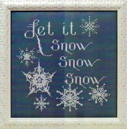 SCL198 Let it Snow cross stitch pattern from Stoney Creek