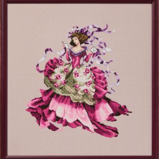 MD194 Pretty in Pink cross stitch pattern from Mirabilia Designs