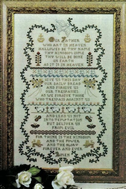 SCL239 The Lords Prayer cross stitch pattern by Stoney Creek