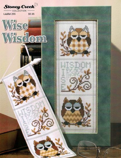 SCL255 Wise Wisdom Cross Stitch Pattern from Stoney Creek