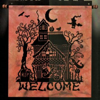 SCL259 Spooky Welcome Cross Stitch Pattern from Stoney Creek