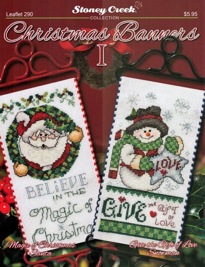 SCL290 Christmas Banners I cross stitch pattern from Stoney Creek