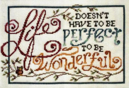 SCL299 Wonderful Life cross stitch pattern by Stoney Creek