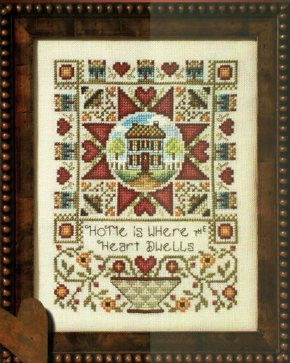 SCL313 Where the Heart Dwells cross stitch pattern by Stoney Creek