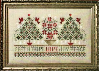 SCL318 Christmas Sentiments cross stitch pattern by Stoney Creek