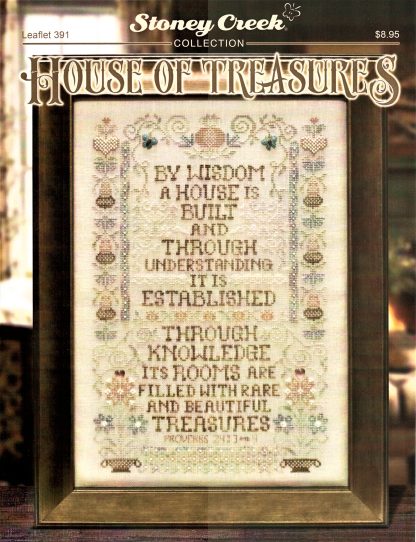 SCL391 House of Treasures cross stitch pattern from Stoney Creek