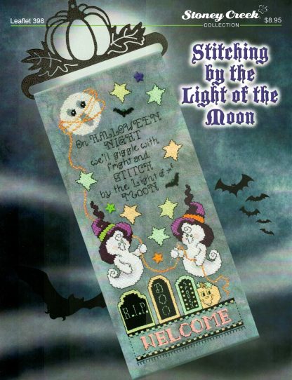 SCL398 Stitching by the Light of the Moon cross stitch pattern from Stoney Creek