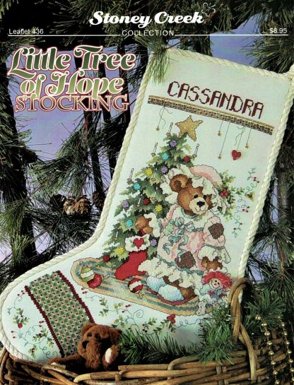 SCL436 Little Tree of Hope Stocking cross stitch pattern from Stoney Creek