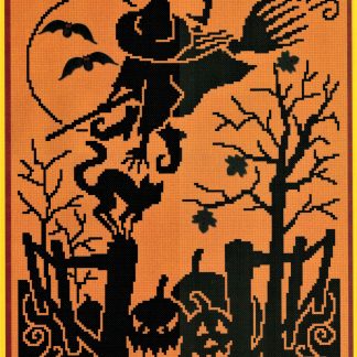 SCL442 Witch's Night Out cross stitch pattern from Stoney Creek