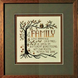 SCL447 Family Roots cross stitch pattern from Stoney Creek