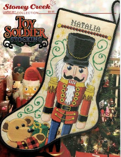 SCL461 Toy Soldier Stocking cross stitch pattern from Stoney Creek