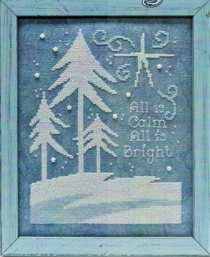 SCL492 All is Bright cross stitch pattern from Stoney Creek