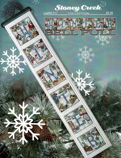 SCL517 Winter Bellpull cross stitch pattern from Stoney Creek