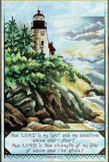 SCL558 The Lord is my Light cross stitch pattern from Stoney Creek