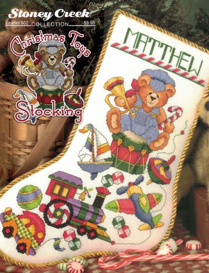 SCL602 Christmas Toys Stocking cross stitch pattern from Stoney Creek