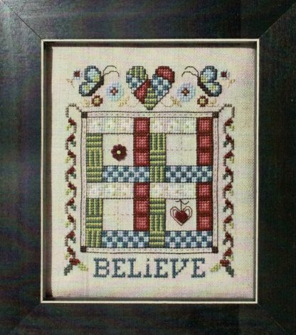 SCQLS003 Believe cross stitch pattern from Stoney Creek