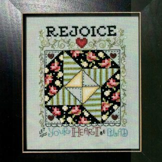 SCQLS012 Rejoice cross stitch pattern from Stoney Creek