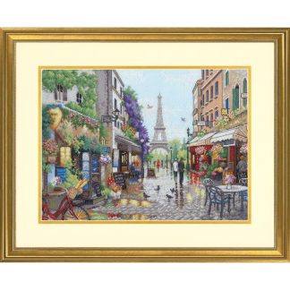 Paris Scene cross stitch kit from Dimensions