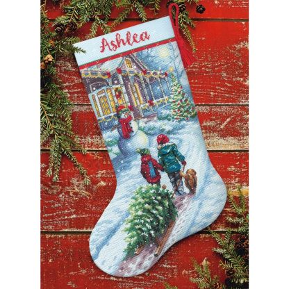 Christmas Tradition Stocking cross stitch kit from Dimensions