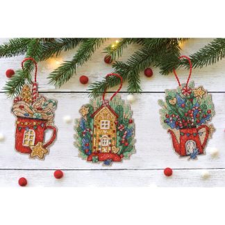 Sweet Christmas Ornaments from Dimensions