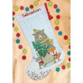 Woodland Animals Stocking cross stitch from Dimensions