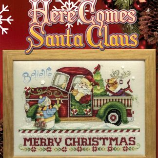 SCL662 Here Comes Santa Claus cross stitch pattern from Stoney Creek